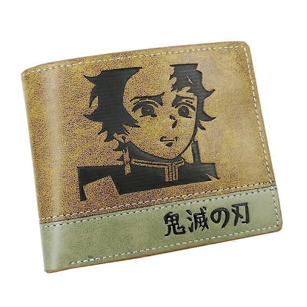 Lompakko Anime Attack On Titan PU-nahka Miesten lompakko Jiyuu no Tsubasa Lyhyt lompakko demon slayer A