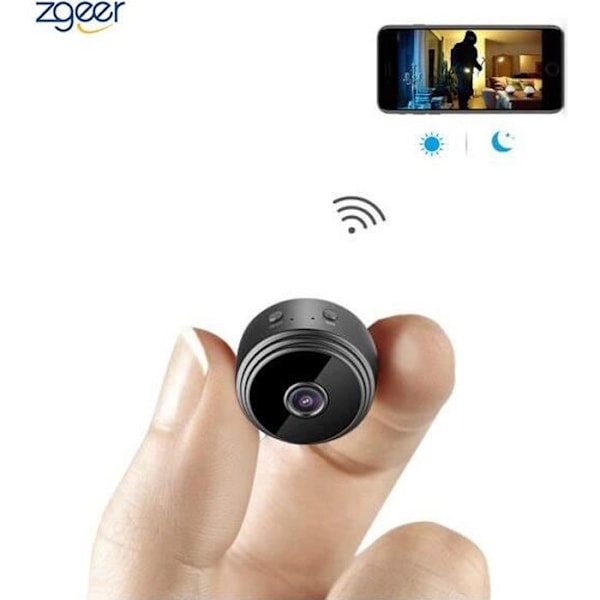 HD1080P Mini WiFi IP Spionkamera - Nattsyn - Bevegelsesdeteksjon
