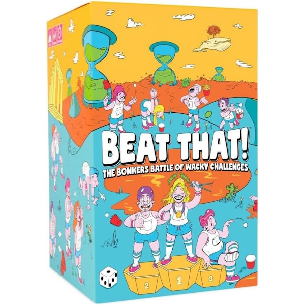The Bonkers Battle of Wacky Challenges - Perhepelit lapsille ja aikuisille - Kortti- ja lautapelit, kannustaa hauskuuteen ja luovuuteen
