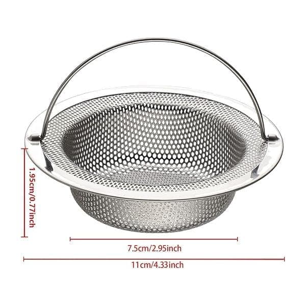 Set med 2 diskbänkssilar, ytterdiameter 11 cm x höjd 2 cm