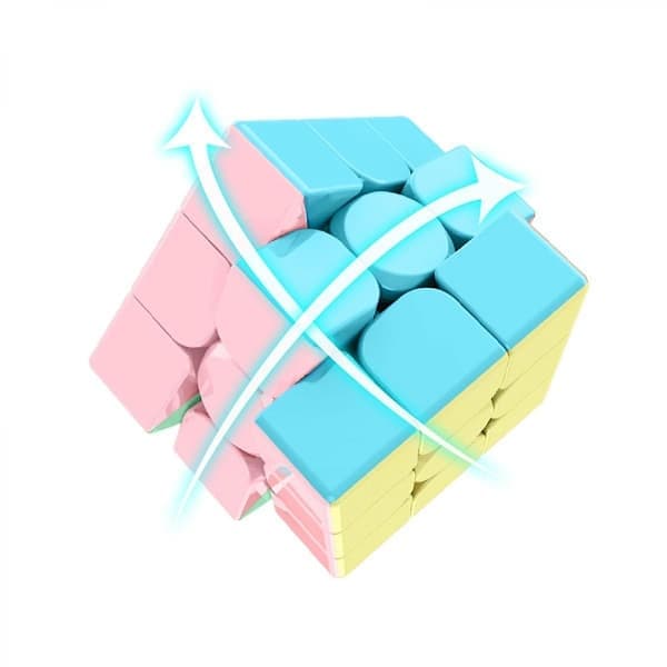 Speed Cube Sæt, Speed Cube Bundle med 3x3 og Cube Sticker Magic Cubes Samling til Børn, Teenagere og Voksne [5-pak] (Stickerless)