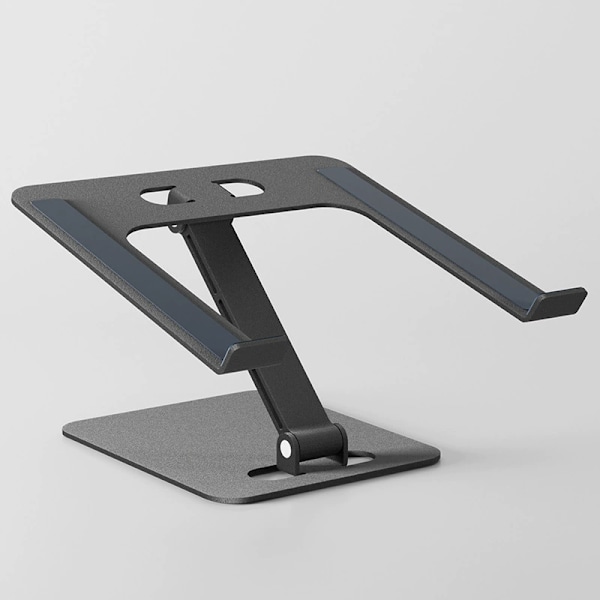 Laptop Stand Lap Desk, Ergonomisk Foldbart Computerstativ med Justerbar Højde Black