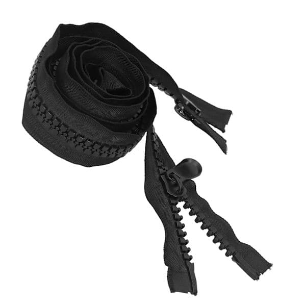 Hård plast polyester super stor åben lynlås 120CM til DIY syning skrædder håndværk tasker telte