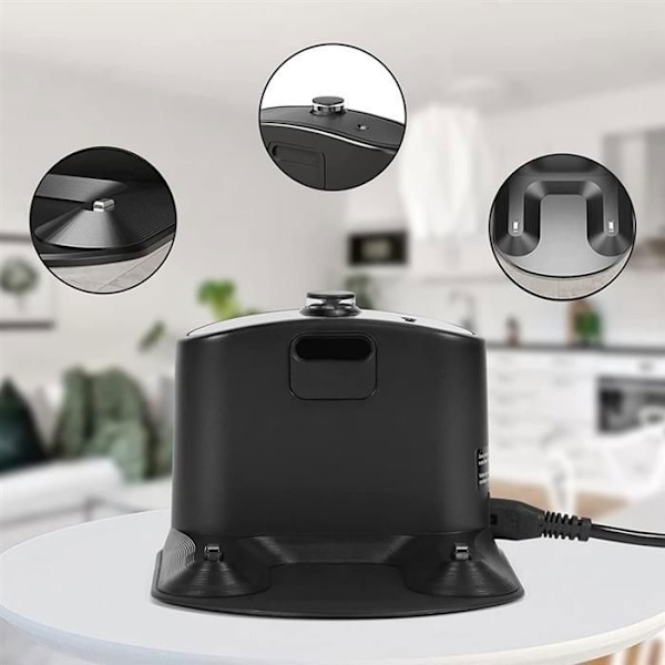 Lataustelakka IRobot Roomba E5 E6 I1 I3 I4 I6 I7 I8 500 600 700 800 900 -sarjan latausalustalle EU-pistoke
