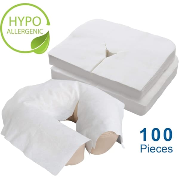 Hygiejnepuder til massagepude / Engangspuder - 100 stk.