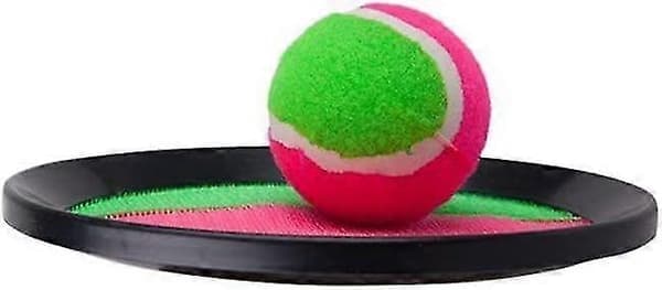 Heitto- ja kiinniottopallosetti kahdella mailalla ja tennispallolla