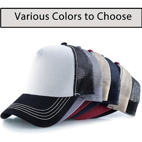 5-panels keps, Mesh-keps, Justerbar Snapback, Mesh Enfärgad Unisex Negro