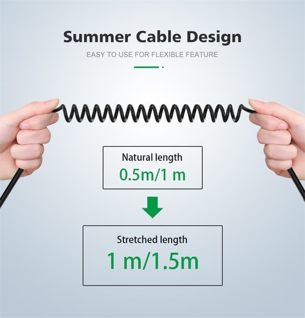 1m Töbjar 3.5mm AUX USB-C-äänikaapeli kuulokekaapeli Type-C musta
