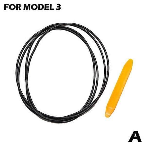 Til Tesla Model 3/Y Soltag Tætningsliste Forrude Lydisolering Til Model 3 One-size Til Model 3 One-size
