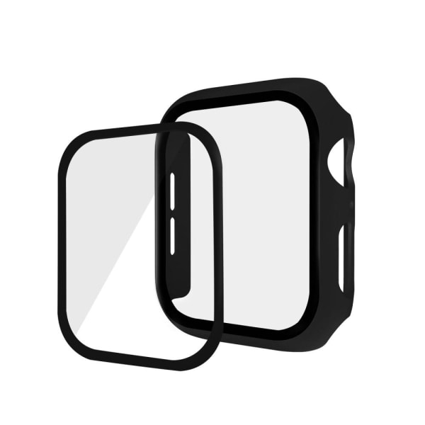 Härdat glas skärmskydd Apple Watch 44 mm Svart Svart Svart