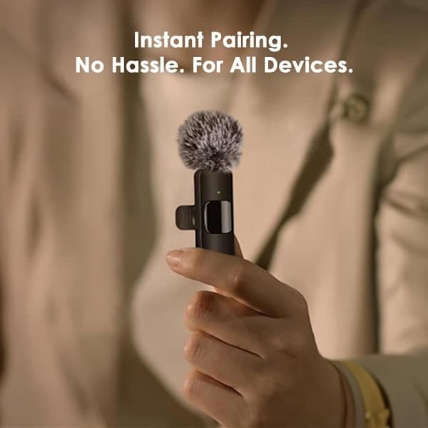 Langaton mikrofoni 2 kpl rintamikrofoni langaton Bluetooth-mikrofoni rintamikrofoni kaikille puhelimille rintamikrofonit Plug & Play