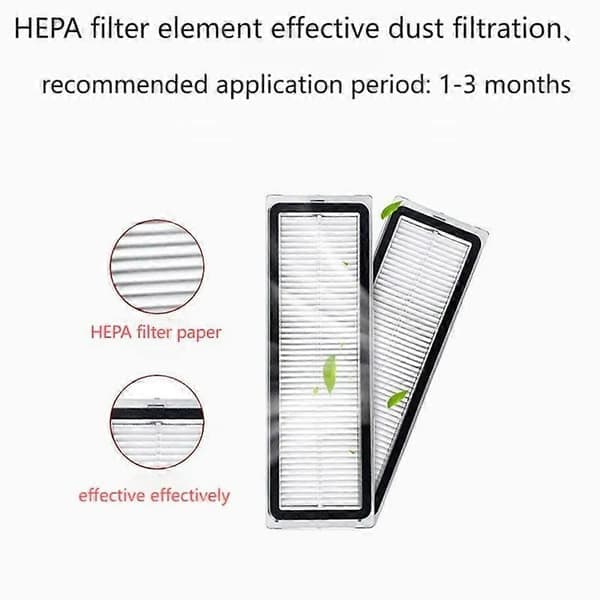 Til Dreame D9 Max Gen 2, til Dreame D10s Pro, D10s Robotstøvsuger Tilbehør Hovedbørste Filter Moppeklud Reservedele