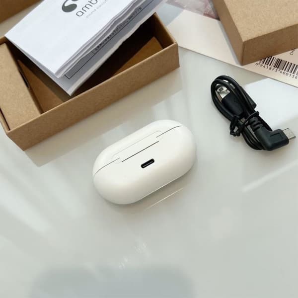 Kreativ In-Ear Style Ambie Øreclips Ben Bluetooth Headset Sort Sort Sort Black