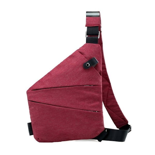 Uusi Wander varkaudenestoreppu Sling Bag -matkalaukku Red
