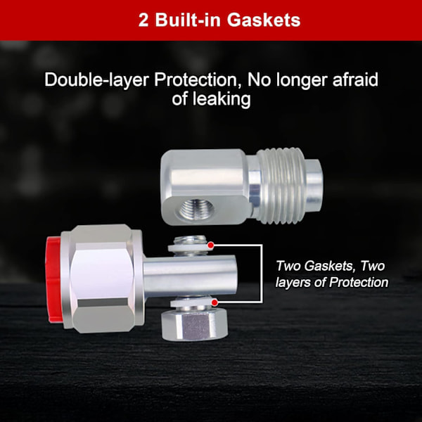 Airless malersprøjtepistol samling kompatibel med Graco 235486 7/8 tommer gevind 360 graders rotation