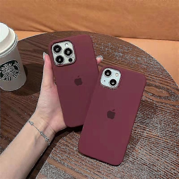 Silikone Telefon Cover til iPhone 13 Cherry