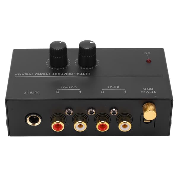 Phono-förförstärkare Kompakt skivspelar-förförstärkare 100‑240VAC