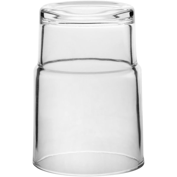 2x Transparent Glas Tumbler Tandbørstekrus Udskiftning Universal Reserve Til Badeværelsestilbehør