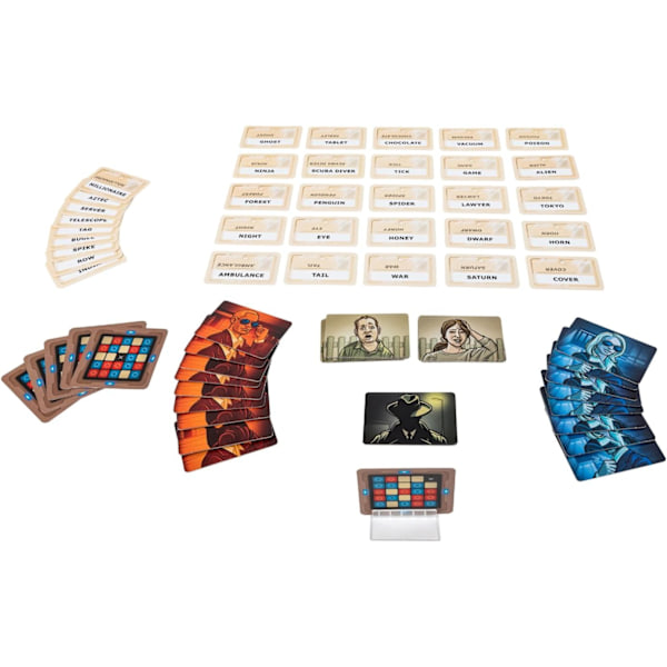 Codenames | Seurapeli | Ikä 10+ | 2-8 Pelaajaa | 15 minuutin peliaika