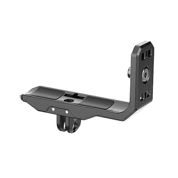 Insta360 X4 / X5 PULUZ Pysty- ja vaakasuuntainen kuvaus Pikakiinnitteinen metallinen L-kiinnike (musta)