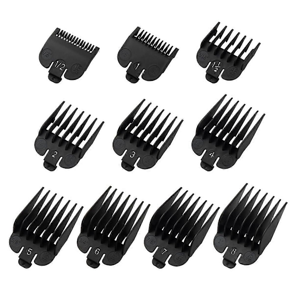 10 kpl Clipper Guards -setti useimmille Wahl-leikkureille ja liss FX870 -leikkurin ohjaimien vaihto - 1/16