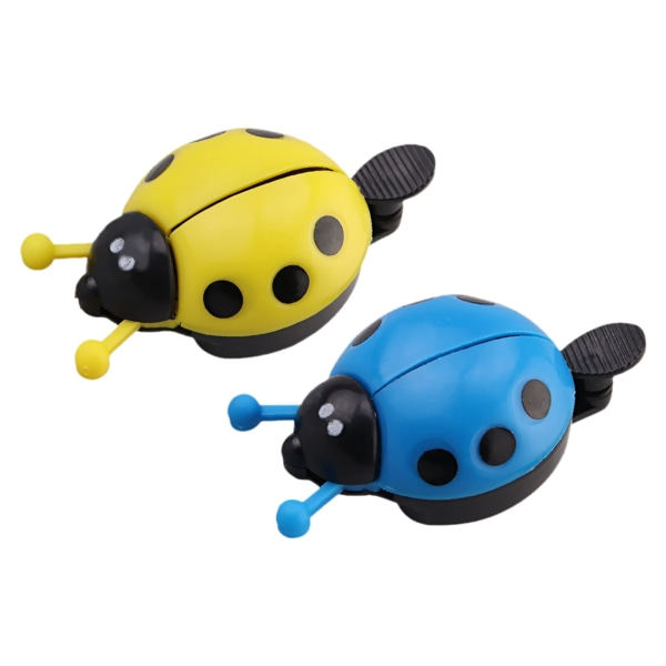 2 st Cykelklocka Barn, Barncykelklocka Söt Djur Ladybug Cykelstyre Bella För Barn Småbarn Flickor Pojkar Cykeltillbehör