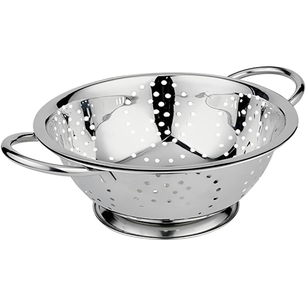 Ruostumattomasta teräksestä valmistettu värillinen siivilä 24 cm