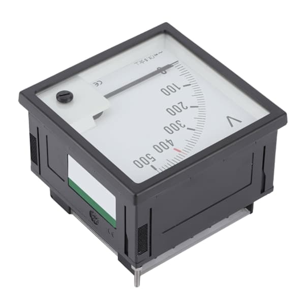 Voltmeter Voltmeter Rektangulær Berøringsskala AC 0-500V Bådkabine Instrumentpanel