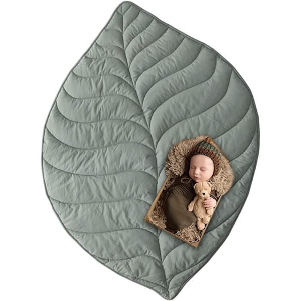 Baby Legetæppe til Børn, Skridsikker Gave 143 cm x 107 cm Vaskbar Blød Aktivitets Gymnastikgulv Bomuldspude