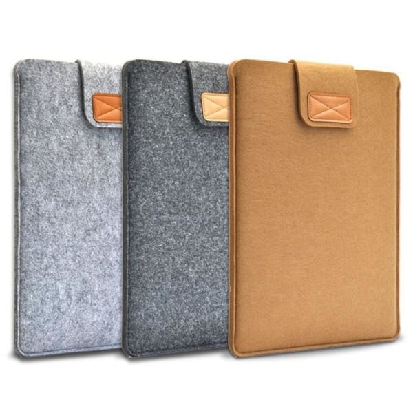 Etui for Macbook Air / Pro 13 Ullfilt Mørk Grå