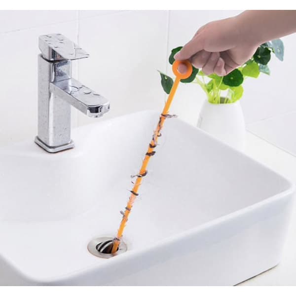 3-pack Avloppsrensare / Vaskrensare för diskho, badkar, dusch