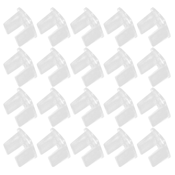 100 st LED-ljusremsor Clips Neon Lamp Monteringsklämmor Led