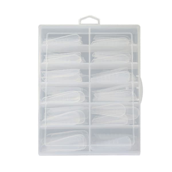 120 stk. Dual System Negleformer Poly UV Gel Fingerforlengelse Kunstig Manikyr