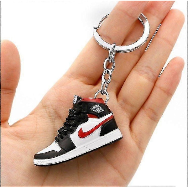Sko Model Nøglering Taske Vedhæng 3d Tredimensionelle Mini Basketballsko Kreativ Personlighed Vedhæng-YH HGHJZ
