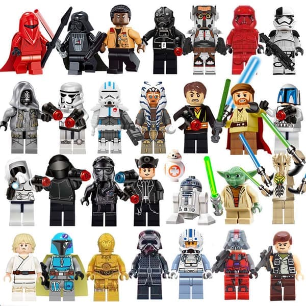 29 stk. Star Wars Minifigurer Actionfigurer Byggeklodser Legetøj til Børn