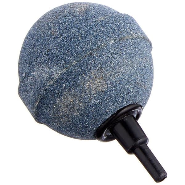 Luftestein Ø50 mm (kule 5 cm) - Reservedel for pumpe/lufter, grå
