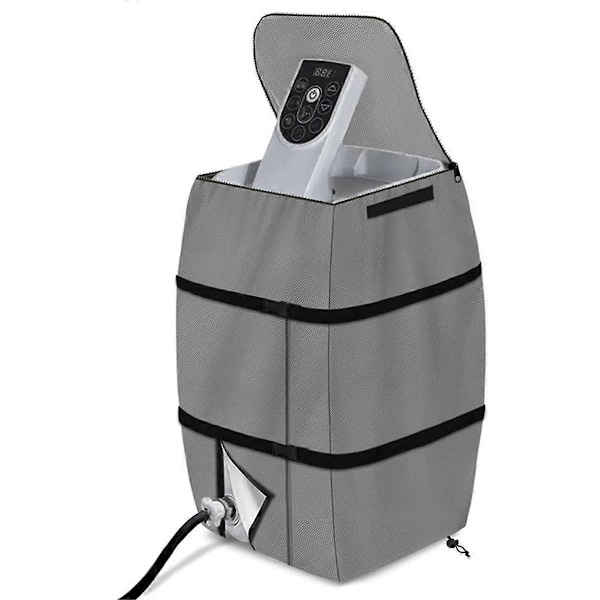 Boblebad Spa Varmeapparat Pumpe Deksel med Transparent PVC Toppvindu, Vanntett Oppblåsbar Boblebad Pumpe C