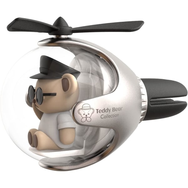 Helikopterbjörn Pilot Bil Luftarom (Silver)