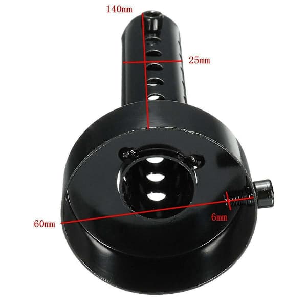 2 stk 60 mm universell motorsykkel eksos lyddemper DB Killer lyddemper