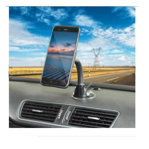 Auton puhelinpidike, universaali autoteline imukupilla ja 360° pyörityksellä iPhone XS, XR, XS Max, 8 Plus, 8, 7 Plus jne.