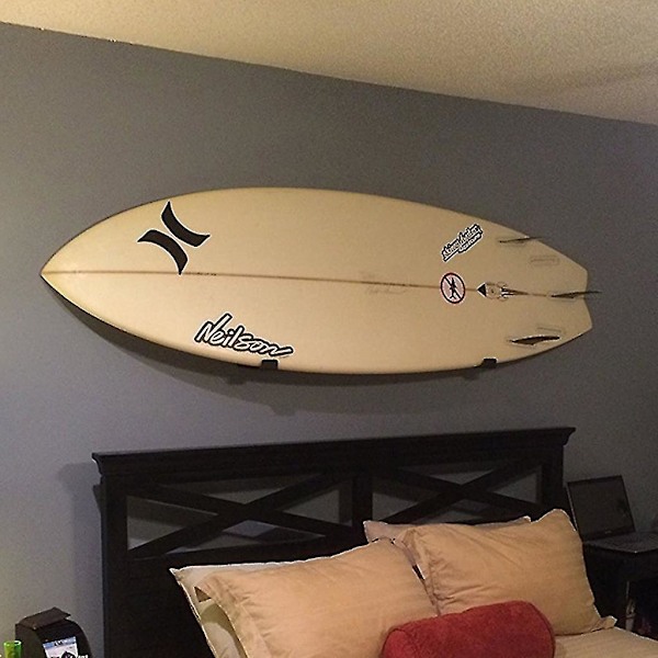 2x Surfbräde Display Rack Väggmonterad Surfbräda Hängare Snowboard Fäste Ställ