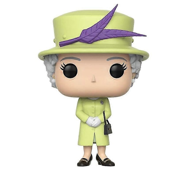 Drottning Elizabeth II Docka Harts Ornament 2022 Drottningen av England Minnesprydnad Kollektion Med Hennes Majestät Drottningen