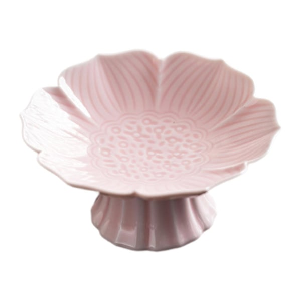 Jalkakulho Hedelmille Posliinista Koristeellinen Keittiöön Maalaistaloon Kodin Sisustukseen vaaleanpunainen sininen pink 12.7cmx5.8cm