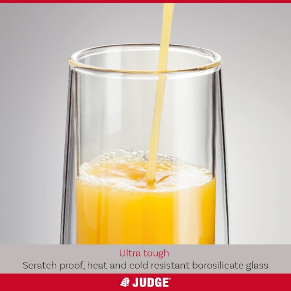Dobbeltveggede Cocktail Highball Glass, Sett med 2, 270ml - Vakuumisolert, Håndlaget Håndverker