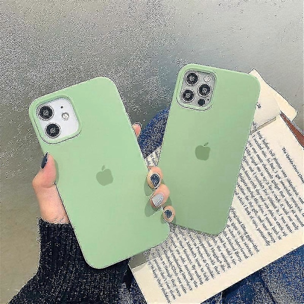 Silikone Telefon Cover til iPhone 13 Matcha Green