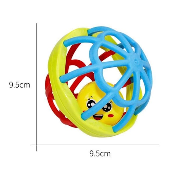 Babyleksak 6 Månader - Skallra Boll Baby Motorik Leksak - Present till 1 År Gammal Flicka Pojke