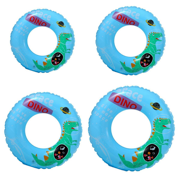 Familjekul Dinosaurie Uppblåsbar Badring för Strand/Pool - 50CM
