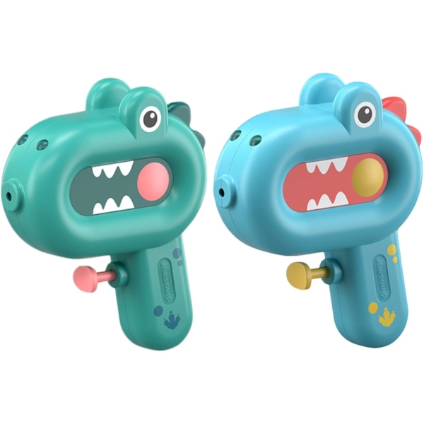 Vattenpistoler, Tecknad Dinosaurie Mini Vattenpistol med Avtryckare, Plast Vattenpistoler för Pojkar Flickor Utomhus Pool Strand Utomhus Vattenkrig Leksaker Blue