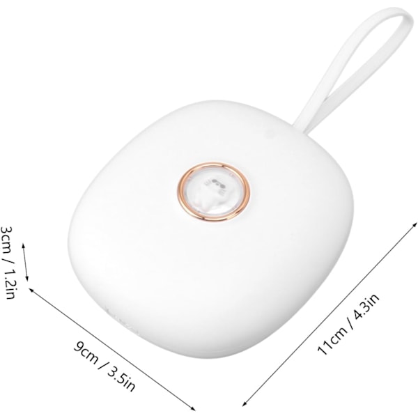 Vibrerande väckarklocka för under kudden, digital reseväckarklocka med LED, dubbla alarm och blinkande ljus, batteridriven och vibrerar tyst