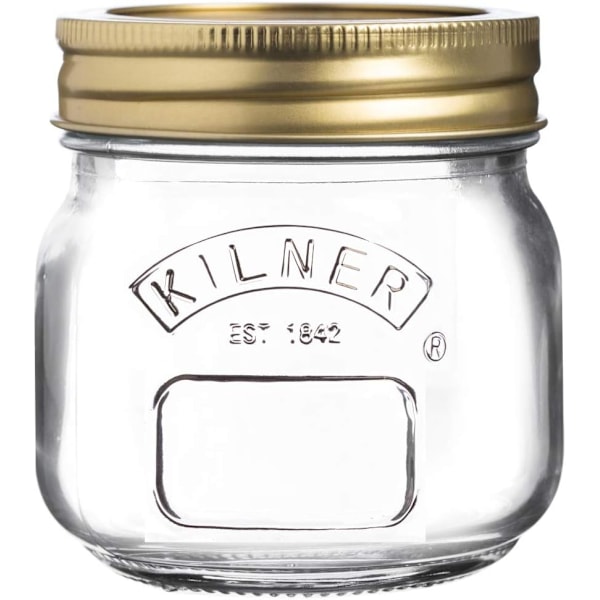 Sylteglas 0,25L (250ml) Rundt Glas med Skruelåg til Opbevaring af Syltetøj, Chutneys og Små Syltede Frugter 250ml